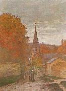 Claude Monet Street in Fecamp USA oil painting artist